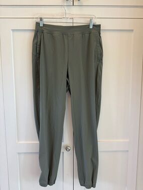 Light Olive Green Casual Jogger Pants